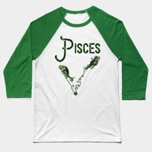 Pisces ))(( Astrological Sign Zodiac Constellation Design Baseball T-Shirt